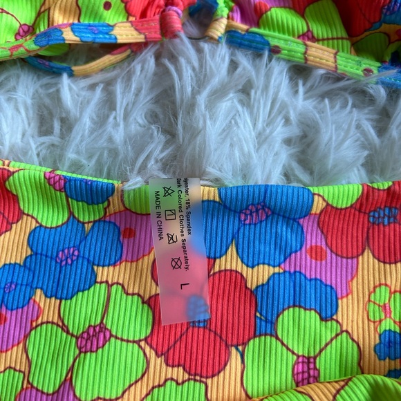 Floral Multicolor Bikini Set - Picture 7 of 13